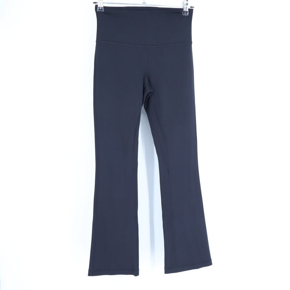 LULULEMON Mini Flared Align Leggings Black High Rise Yoga Pants Active Women's 6